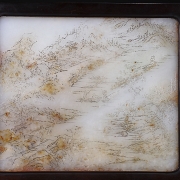 Panel de jade blanco de Hetian