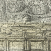 Miguel Ángel Sáez (1946) ‘Woman with Guitar’ - 3