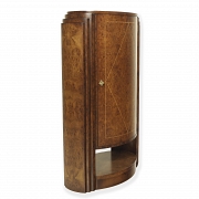Mueble bar estilo Art Déco de lupa de olmo - 11