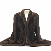 Long male mink coat
