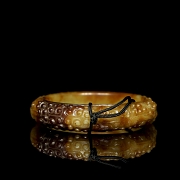 Brazalete de jade amarillo 