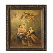 Follower of Bartolomé Estebán Murillo “The Holy Family” 18th-19th century