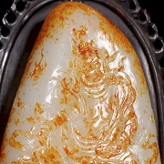 Roca de jade tallada 