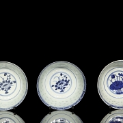 Juego de seis cuencos de porcelana