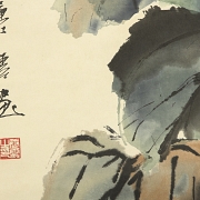 Chinese painting “Sunflowers”, signed Tang Yun - 4