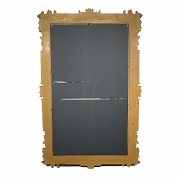 Espejo de madera dorada de estilo barroco, s.XX