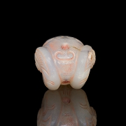 Colgante de ágata blanca 