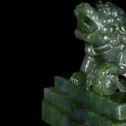 Sello de jade espinaca