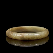 Hetian jade bracelet carved 