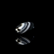 Black agate Dzi bead, Liao dynasty - 1