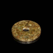 Carved jade disc ‘Bi’, Liangzhu culture - 5