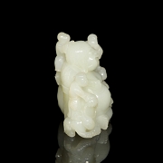 Figura de jade blanco 