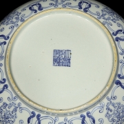 Plato de porcelana esmaltada 