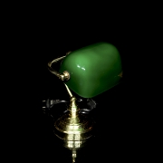 Lámpara de sobremesa estilo Emeralite, s.XX