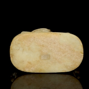 Figura de jade blanco “Buda Maitreya celestial”, dinastía Tang