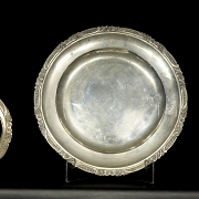 Conjunto de seis objetos de plata, s.XX