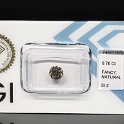 Diamante natural talla brillante, 0.76 ct, certificado IGI