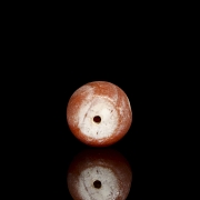 Ancient two-coloured agate bead - 3