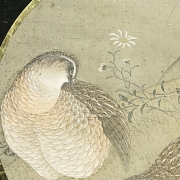 Chinese painting ‘Pair of Partridges’, Qing dynasty - 3