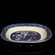 A Willow Pattern tray, PsXX