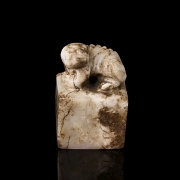 Small jade seal ‘Beast’, Ming dynasty