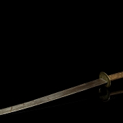'Shuangdao’ silver-plated metal sword, 20th century - 5
