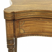 Mesa de juego con incrustaciones estilo Sheraton, EEUU, s.XIX-XX - 7