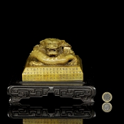 Sello de jade amarillo