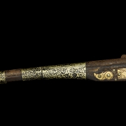 Decorative flintlock rifle in the Moukahla style, 20th century