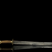 'Shuangdao’ silver-plated metal sword, 20th century - 8