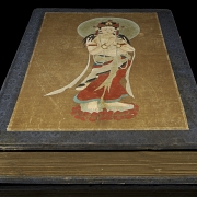 Álbum iluminado del sutra Bao Gang Jing, atr. Shi Weize, dinastía Tang