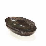 Recipiente de jade tallado, dinastía Han