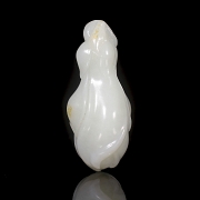 Colgante de jade blanco de Hetian