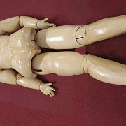 Gran muñeca de cabeza de porcelana, Alemania, s. XX