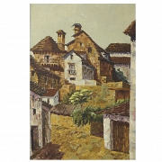 奥特罗 J. Otero（20世纪）《村庄》，1963年