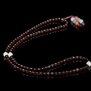 Mala necklace with 108 liuli beads, Qing dynasty - 4