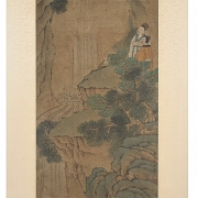 Conjunto de cuatro pinturas chinas 