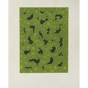 阿尔弗雷多·阿尔凯恩·帕蒂亚罗约 Alfredo Alcain Partearroyo (1936) 《绿色斑点》，2003 年