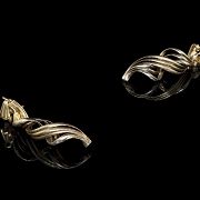 Pendientes de oro amarillo