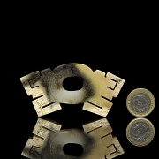 Ornamento de jade amarillo, dinastía Qin