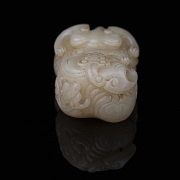 Sello de jade blanco de Hetian