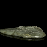 Roca de jade tallada 