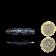 Grey agate ‘Dzi’ bead, Liao dynasty - 5