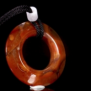 Colgante de ágata roja, s.XX