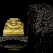 Sello de jade amarillo