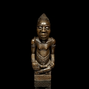 Figura conmemorativa, pueblo Kuba, R.D. del Congo, s.XX