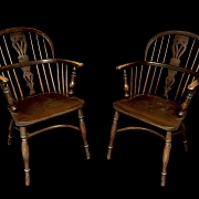 Pareja de butacas Windsor, ca. 1860