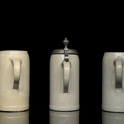 Tres jarras de cerámica esmaltada alemana, s.XX - 4