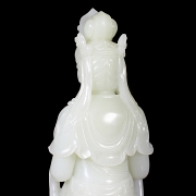 Figura de jade blanco de Hetian 