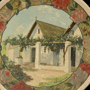 J. Genovés Cubells (20th century) ‘Pair of ceramic representations’, 1955